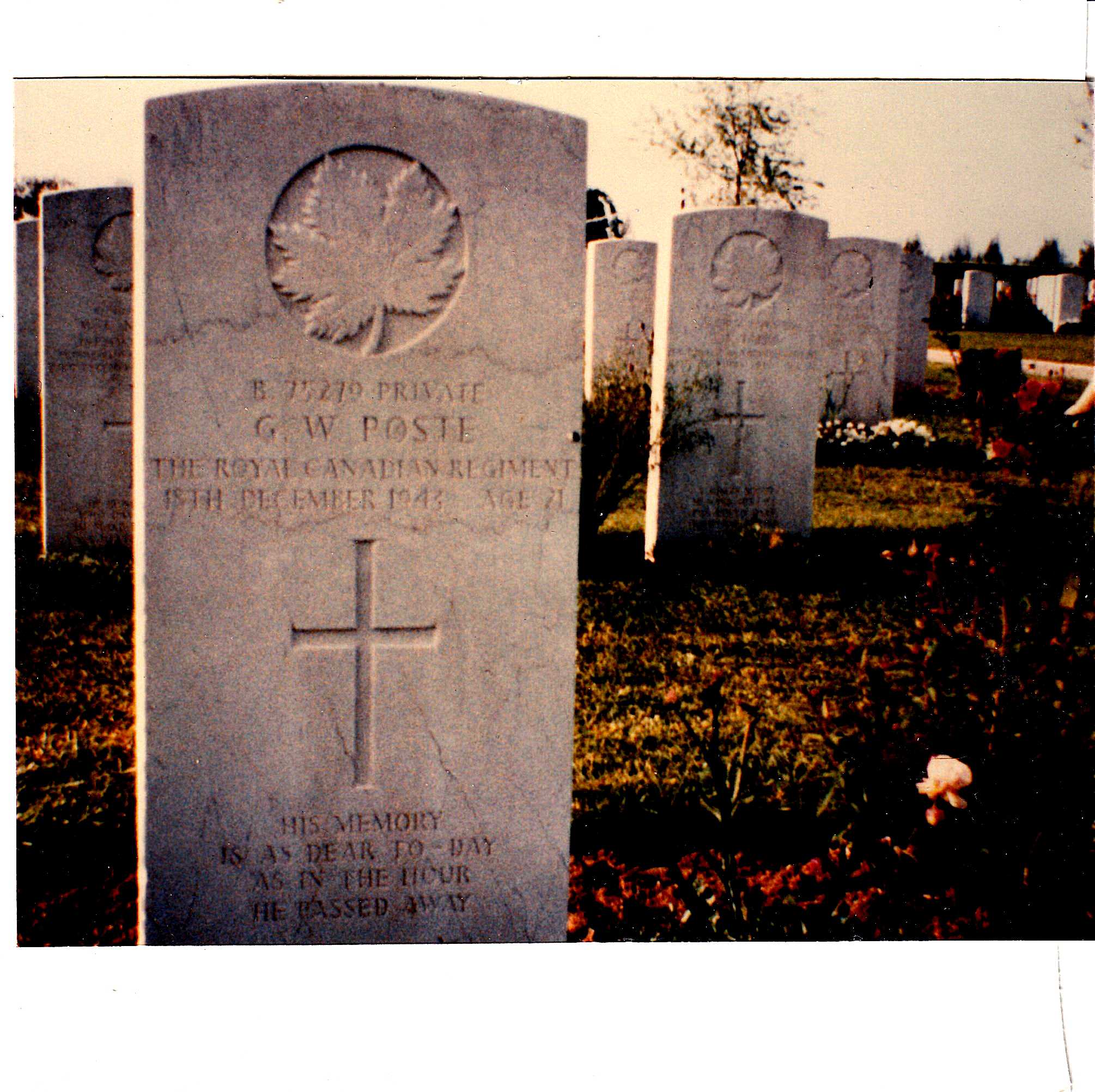 Photo of GORDON WILLIAM POSTE