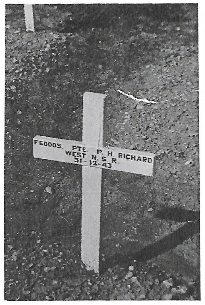 Temporary Grave Marker