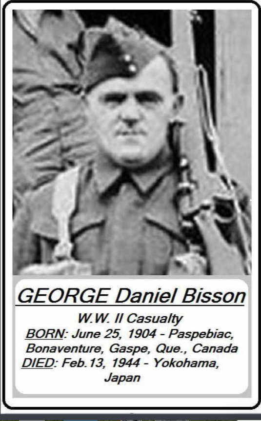Photo of GEORGE BISSON