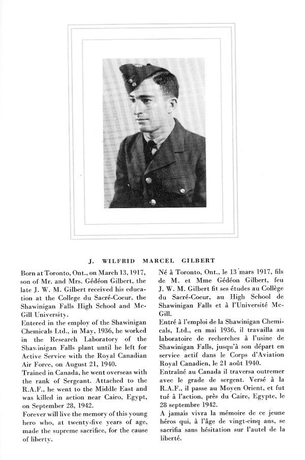 Photo of J. Wilfrid Marcel Gilbert