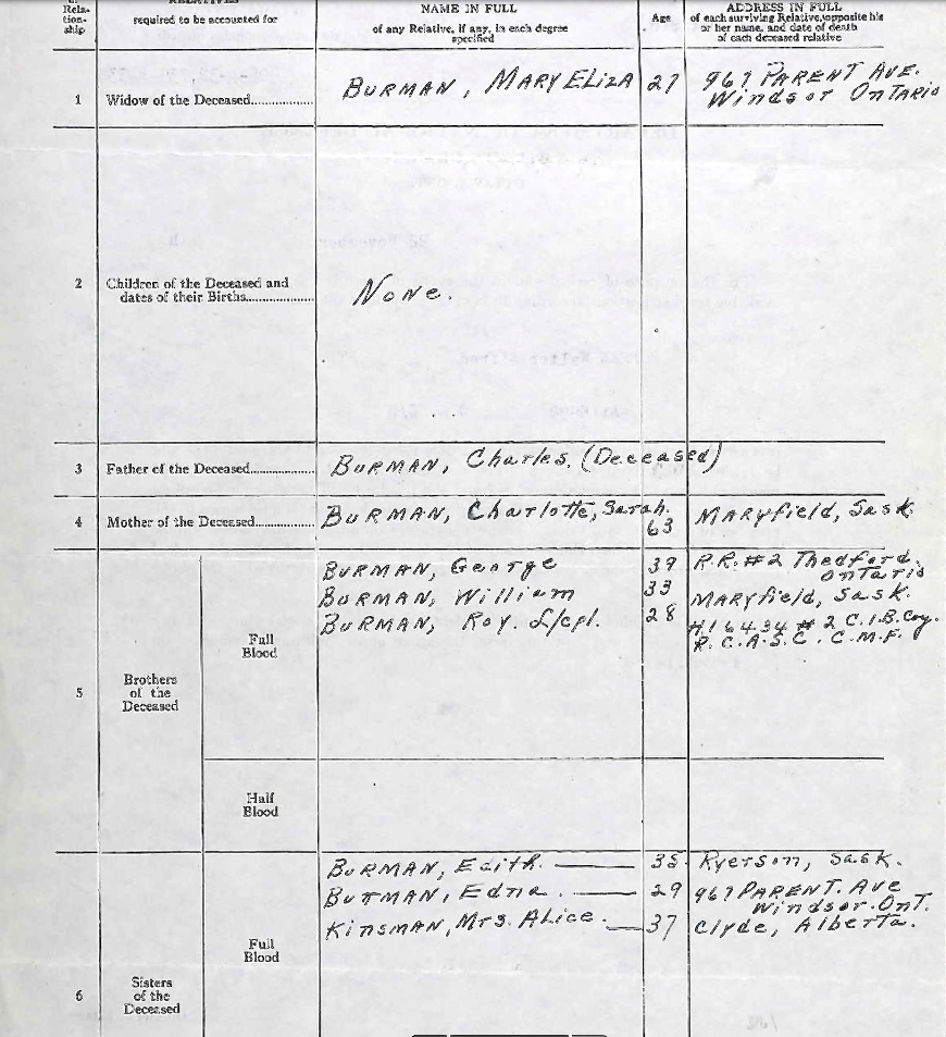 Circumstances of Death Registers