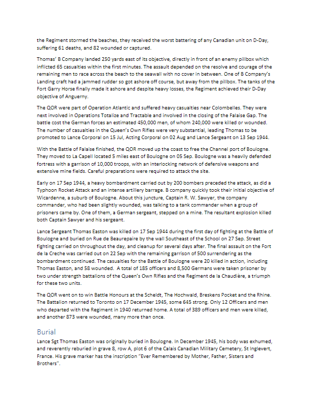 Biography of Thomas Easton Page 2