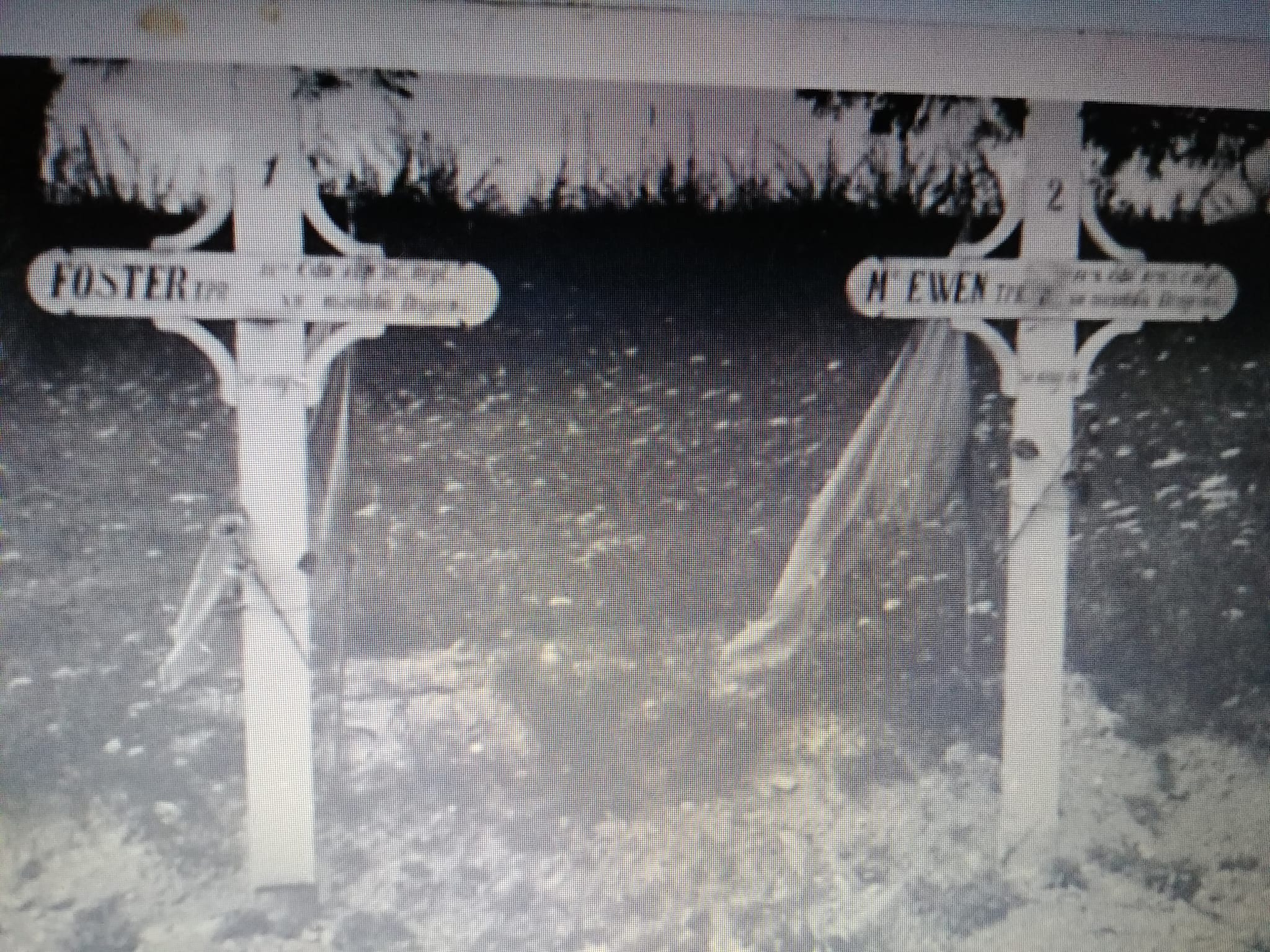 Temporary grave marker