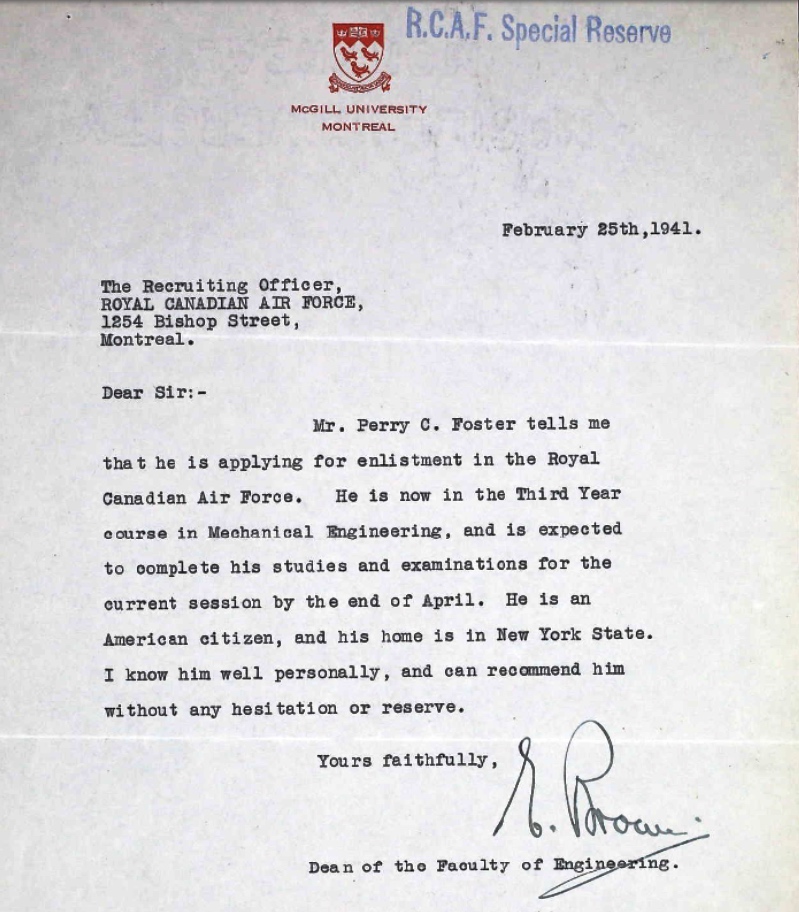 Letter of recommendation