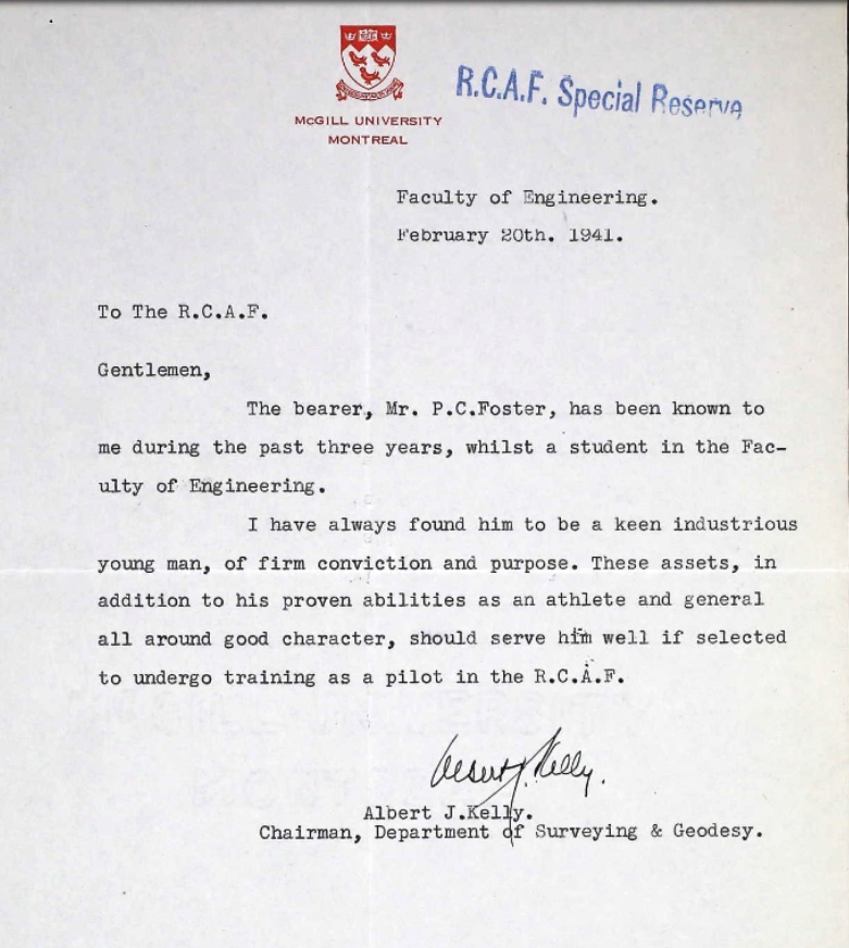 Letter of recommendation