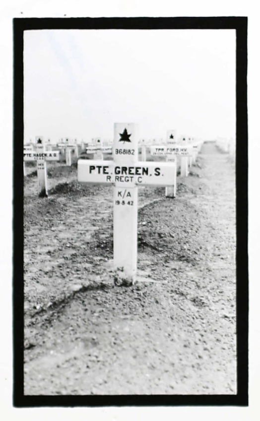 Temporary grave marker