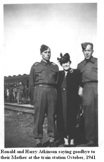 Ronald and Harry Atkinson with their mother