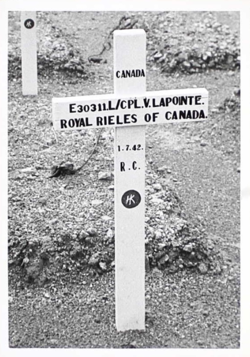 Temporary grave marker