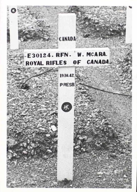 Temporary grave marker