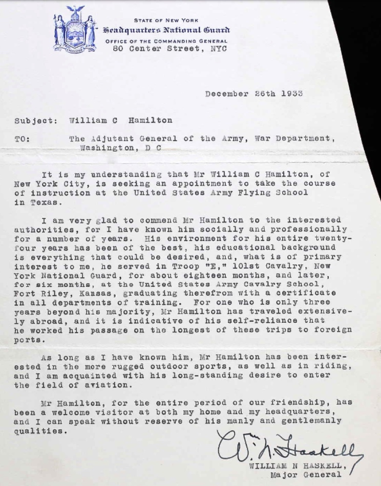 Letter of recommendation