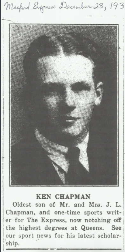 Photo of KENNETH LOUIS CHAPMAN