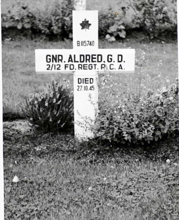 Temporary grave marker