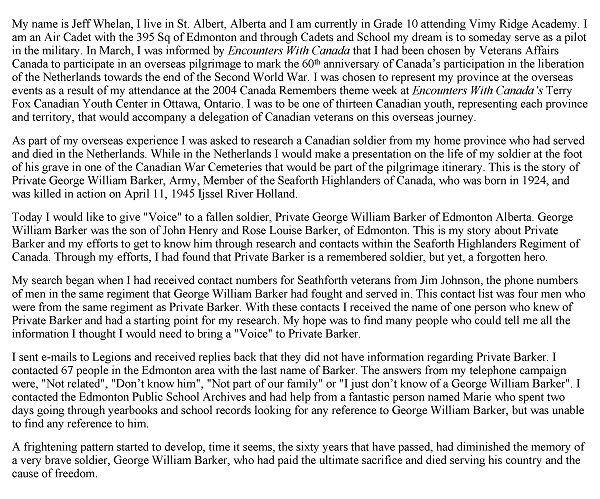 A Hero Who Will Not Be Forgotten