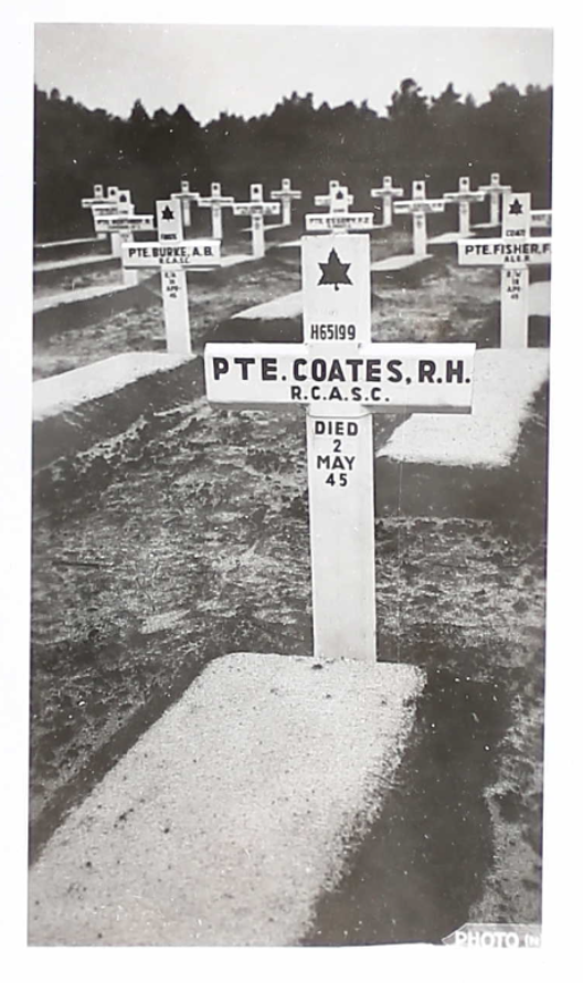 Temporary grave marker