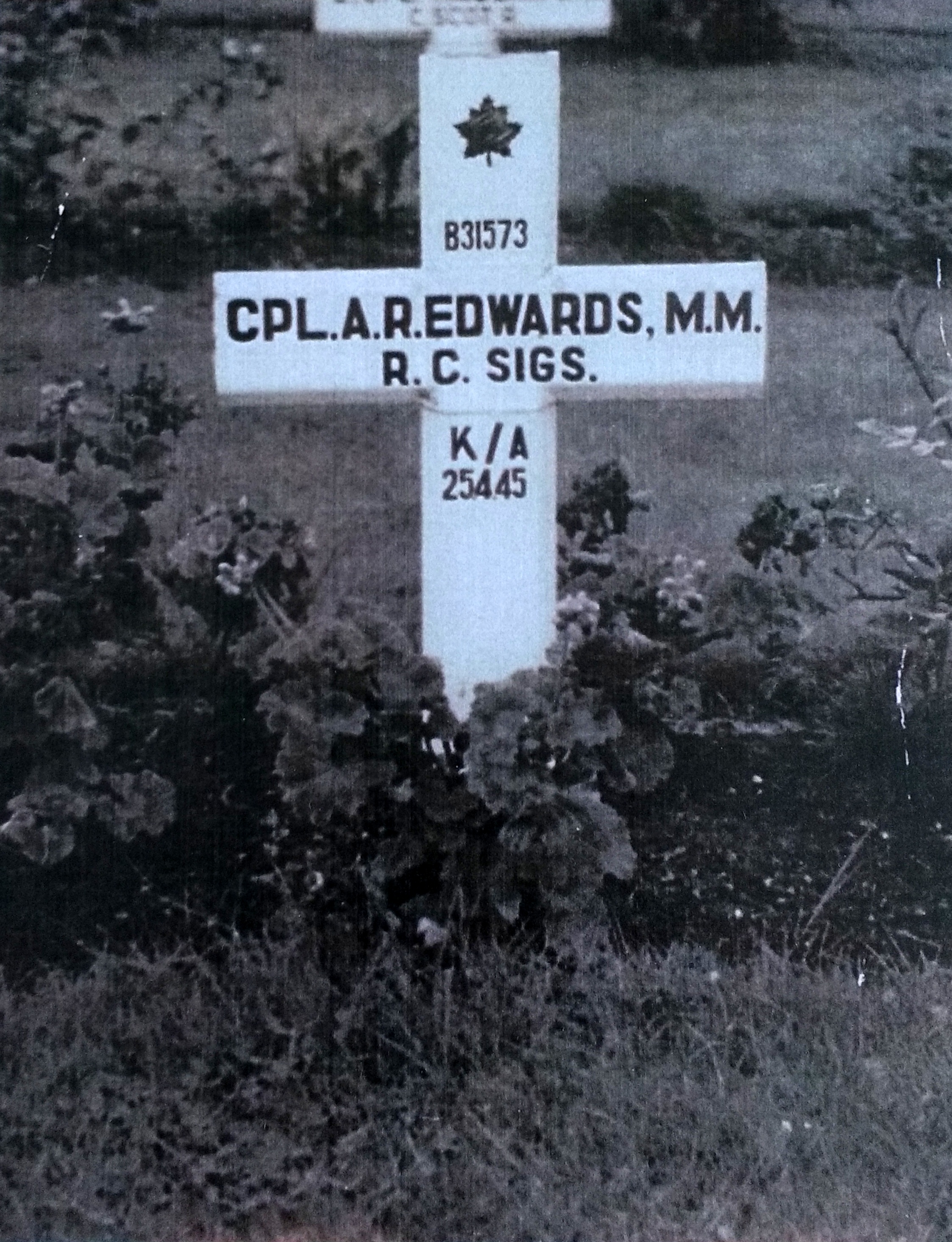 Temporary grave marker