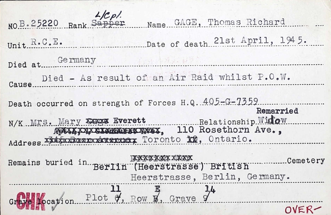 Circumstances of death