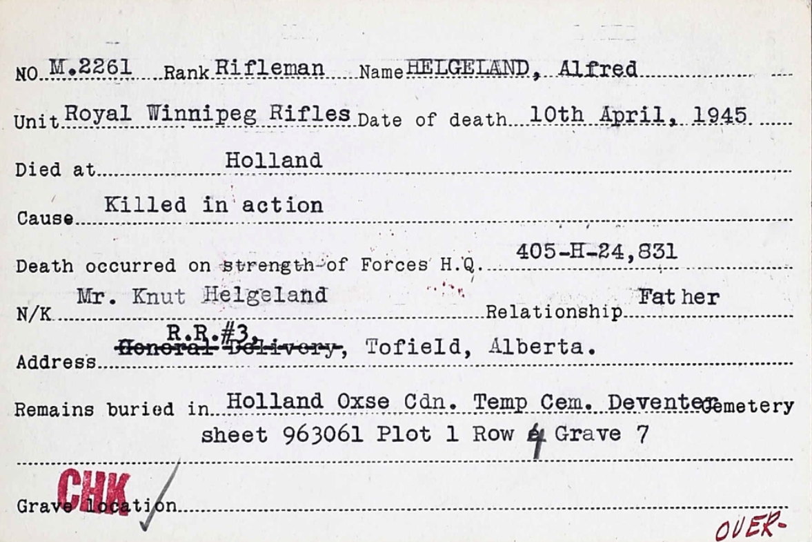 Circumstances of death