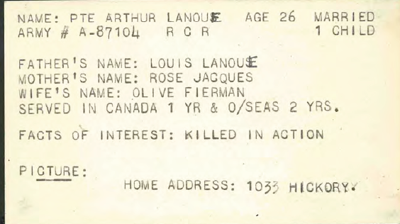 Personal information