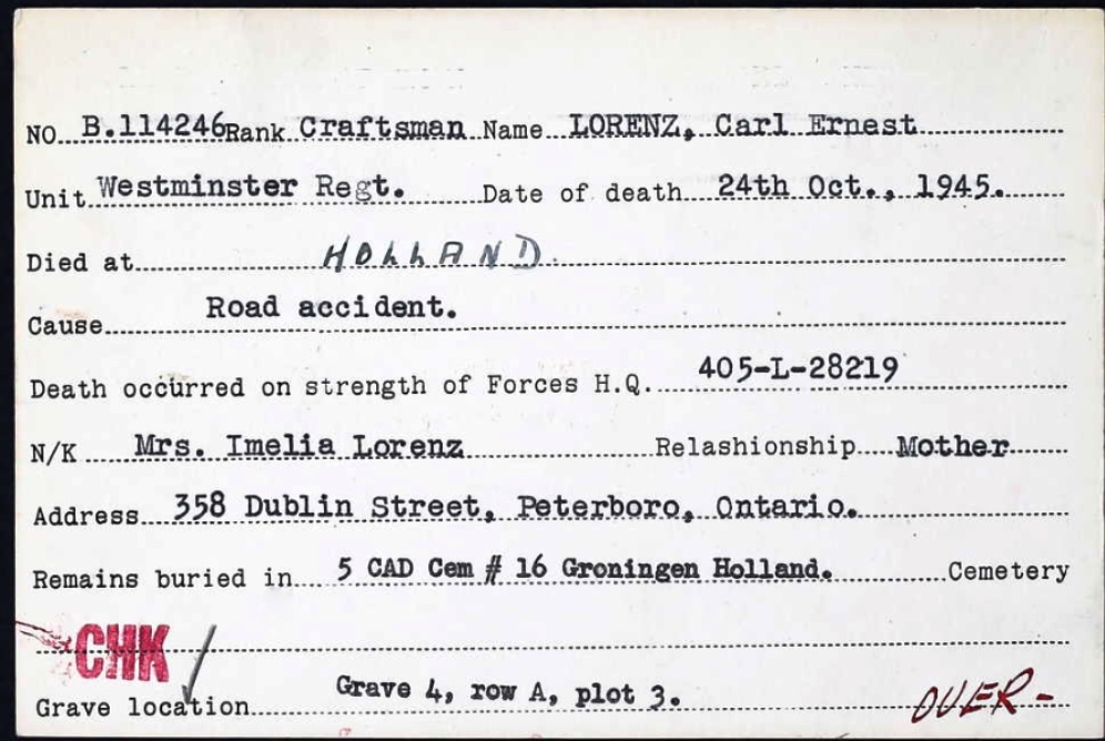 Circumstances of death