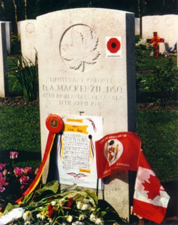 Grave Marker for Donald A. Mackenzie