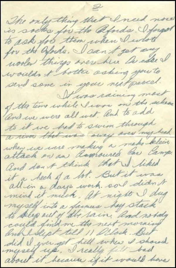 Letter of 1943 p.2