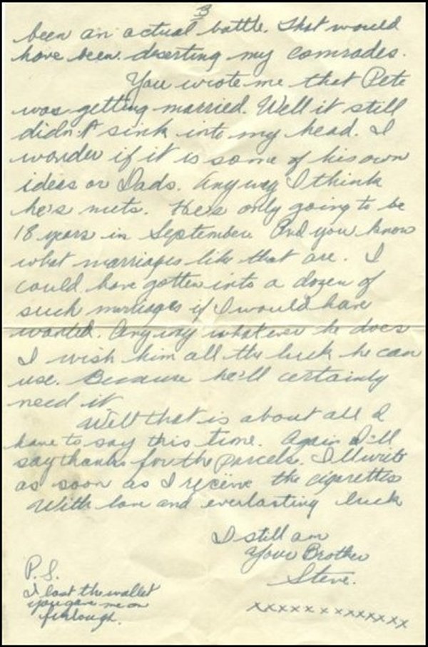 Letter of 1943 p.3