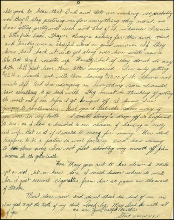 July 1944 letter  p.2
