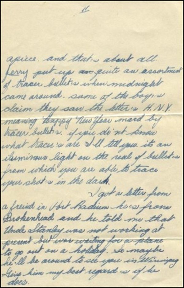 January 1945 letter  p.2