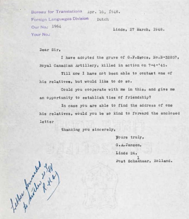 Letter (Translation from Letter)