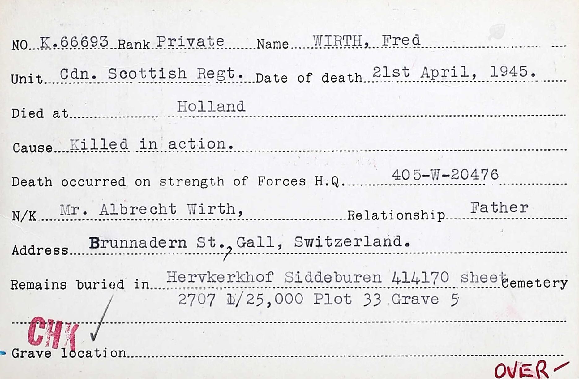 Circumstances of death registers