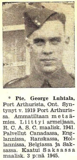 Photo of GEORGE LUHTALA