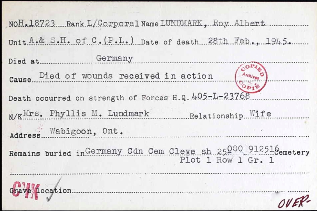 Circumstances of death