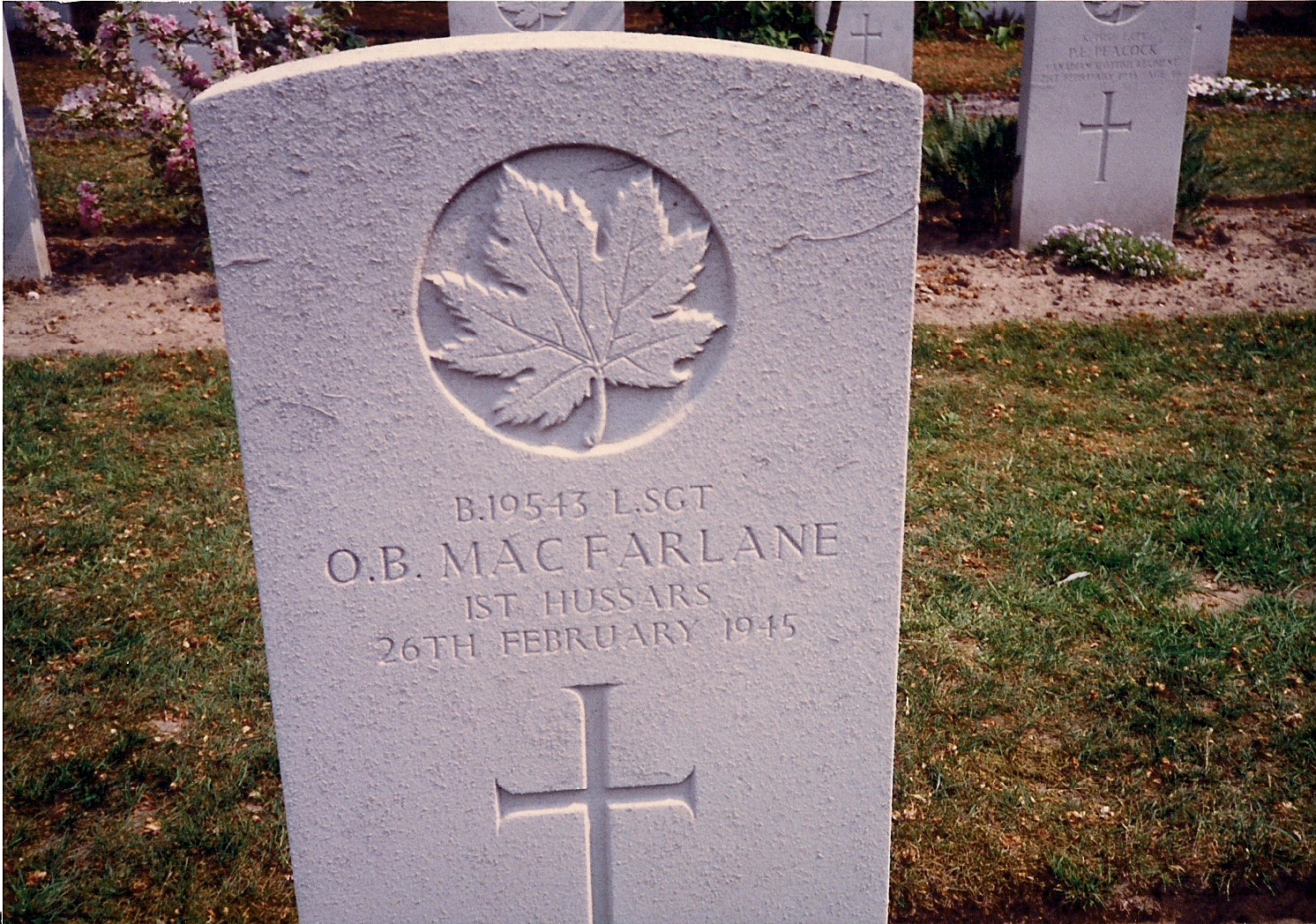 Grave marker