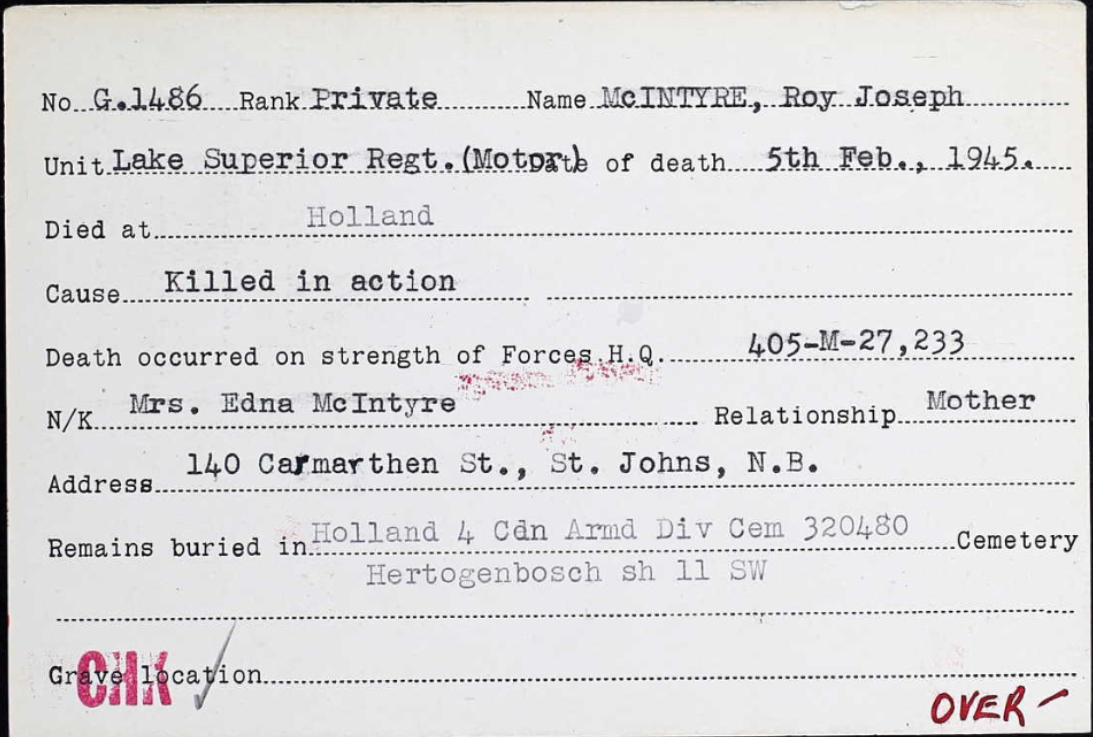 Circumstances of death