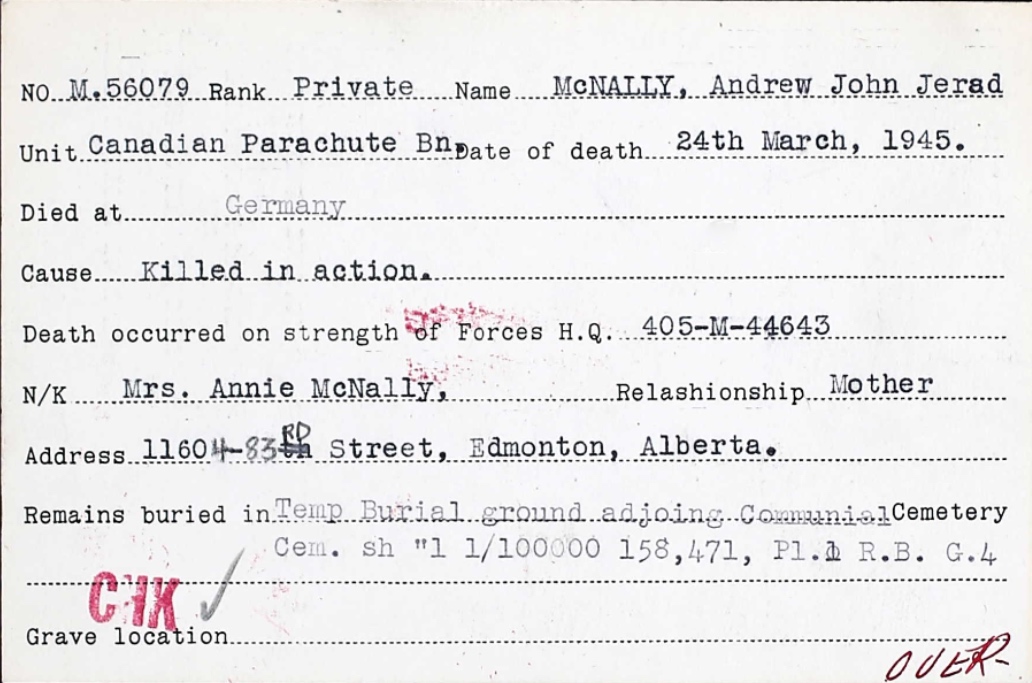 Circumstances of death