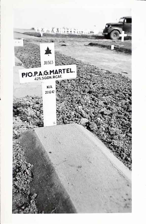 Temporary grave marker