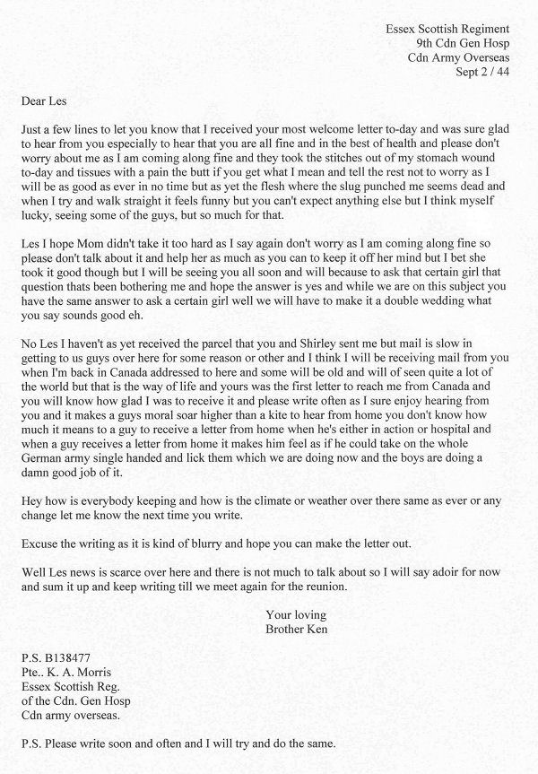 Letter (September 2, 1944)