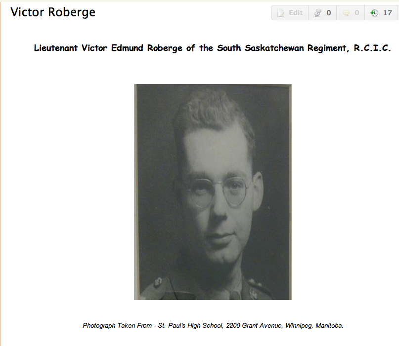 Photo of Victor Roberge