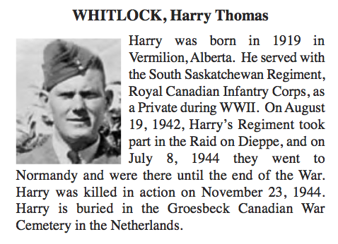 Photo of HARRY WHITLOCK