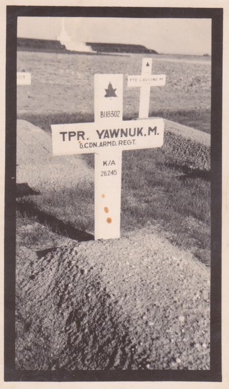 Temporary grave marker