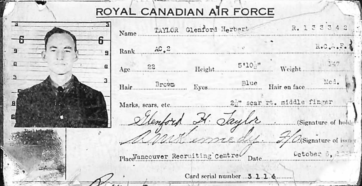 Photo of GLENFORD HERBERT TAYLOR