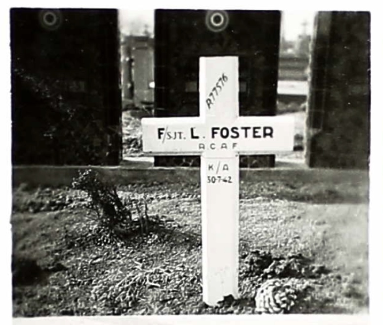 Temporary grave marker