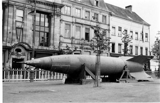 Buzz bomb on display
