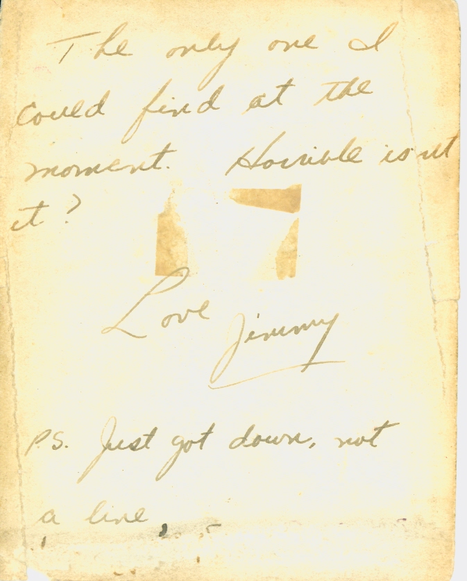 Reverse side of Photo