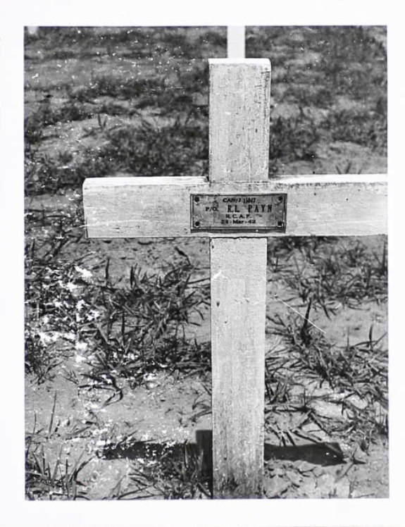 Temporary grave marker