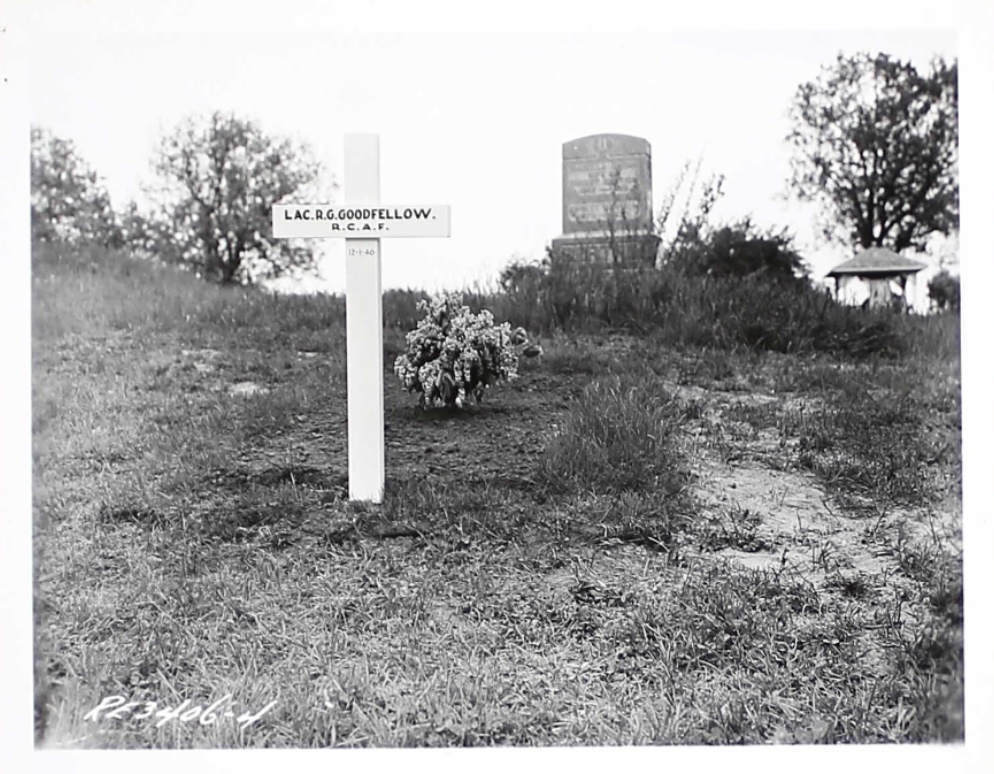 Temporary grave marker