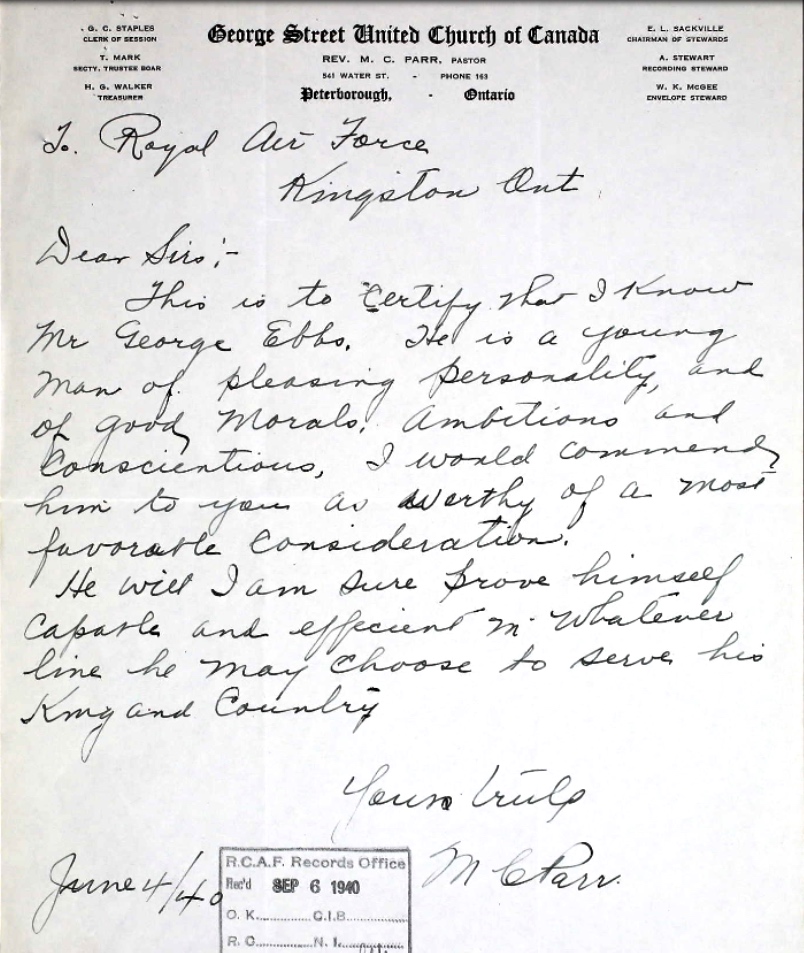 Letter of recommendation