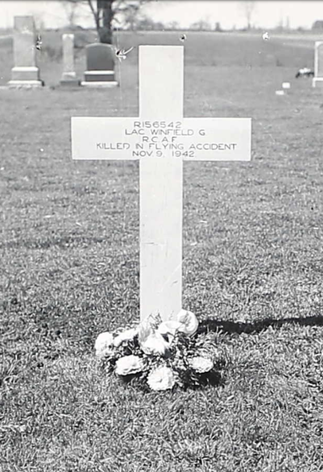 Temporary grave marker