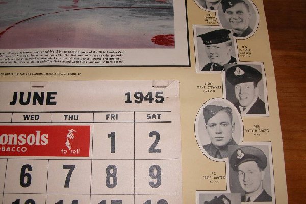 1945 Toronto Maple Leafs Calendar