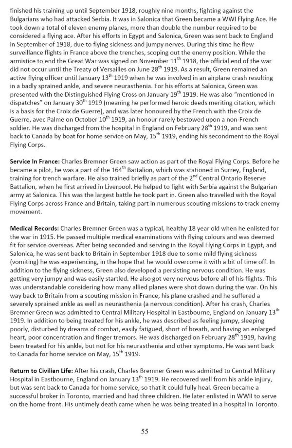 Oakville Remembers Biography (Page 2)